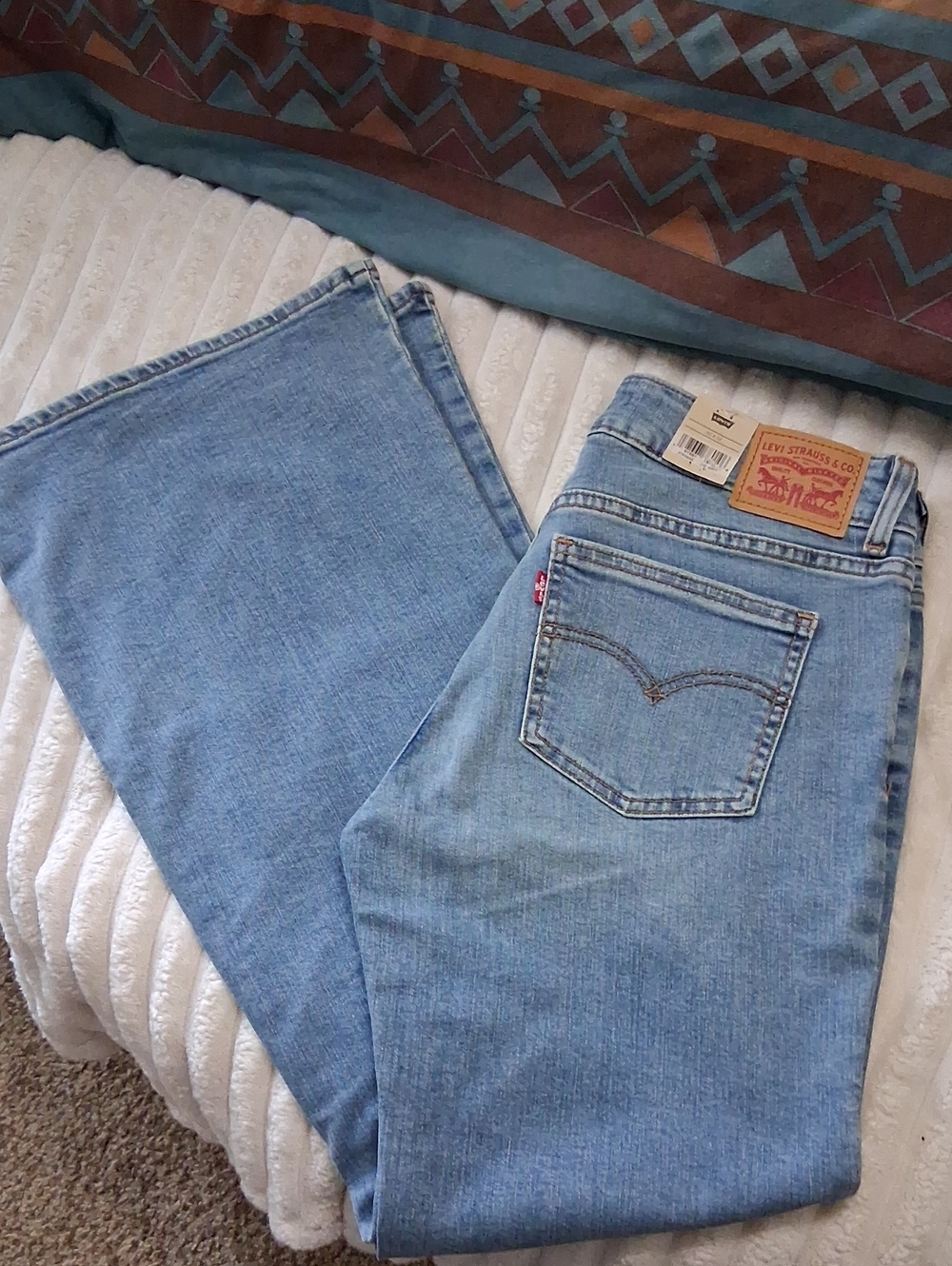 Levi's Womens Y2K Superlow Flare Jeans 30x32 Sz 10 New
